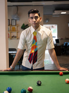 Tie Embroidery Shirt