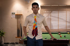 Tie Embroidery Shirt
